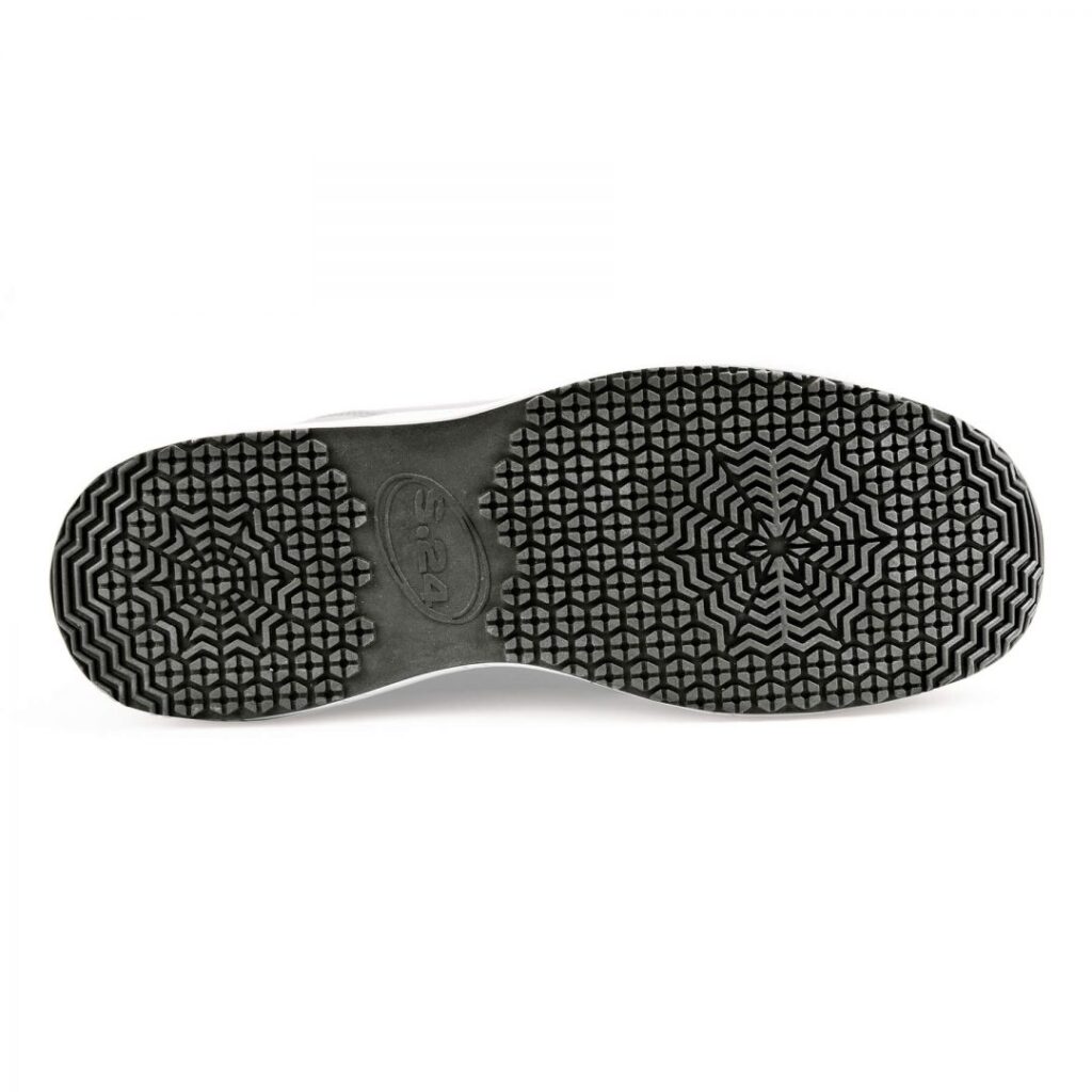 semelle noire de chaussure de sécurité