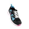 Basket de sécurité noire basse femme S1P respirante vue 3/4 avant