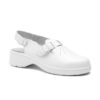 Sabot de sécurité blanc femme SBP hygiène avec bride arrière vue de profil