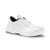 Chaussure de sécurité blanche basse femme S3 hygiène vue de profil