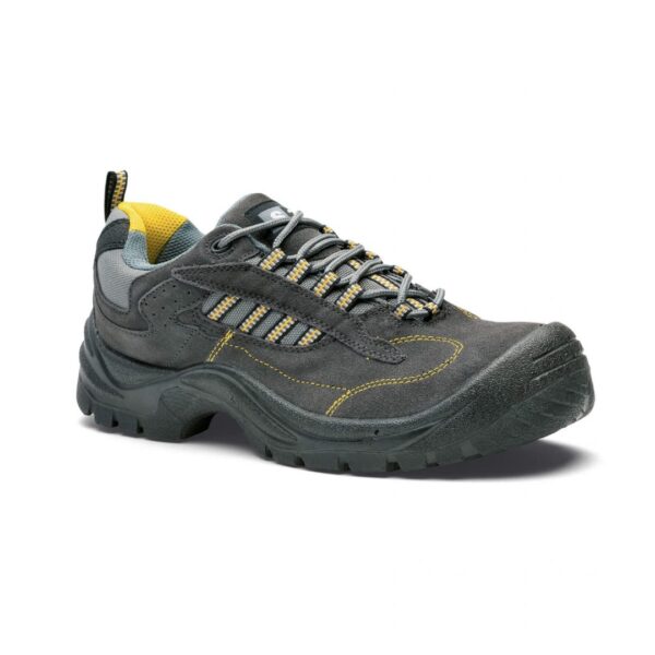 S.24 | SET S1P 5072 S24carré | SET S1P Chaussure de sécurité grise basse homme S1P respirante vue de profil