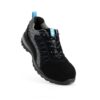 Chaussure de sécurité noire basse homme et femme S3 WR HRO polyvalente vue 3/4 avant