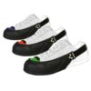 sur-chaussures de protection mises sur des chaussures blanches