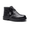Chaussure de sécurité noire haute homme S3 résistante vue de profil