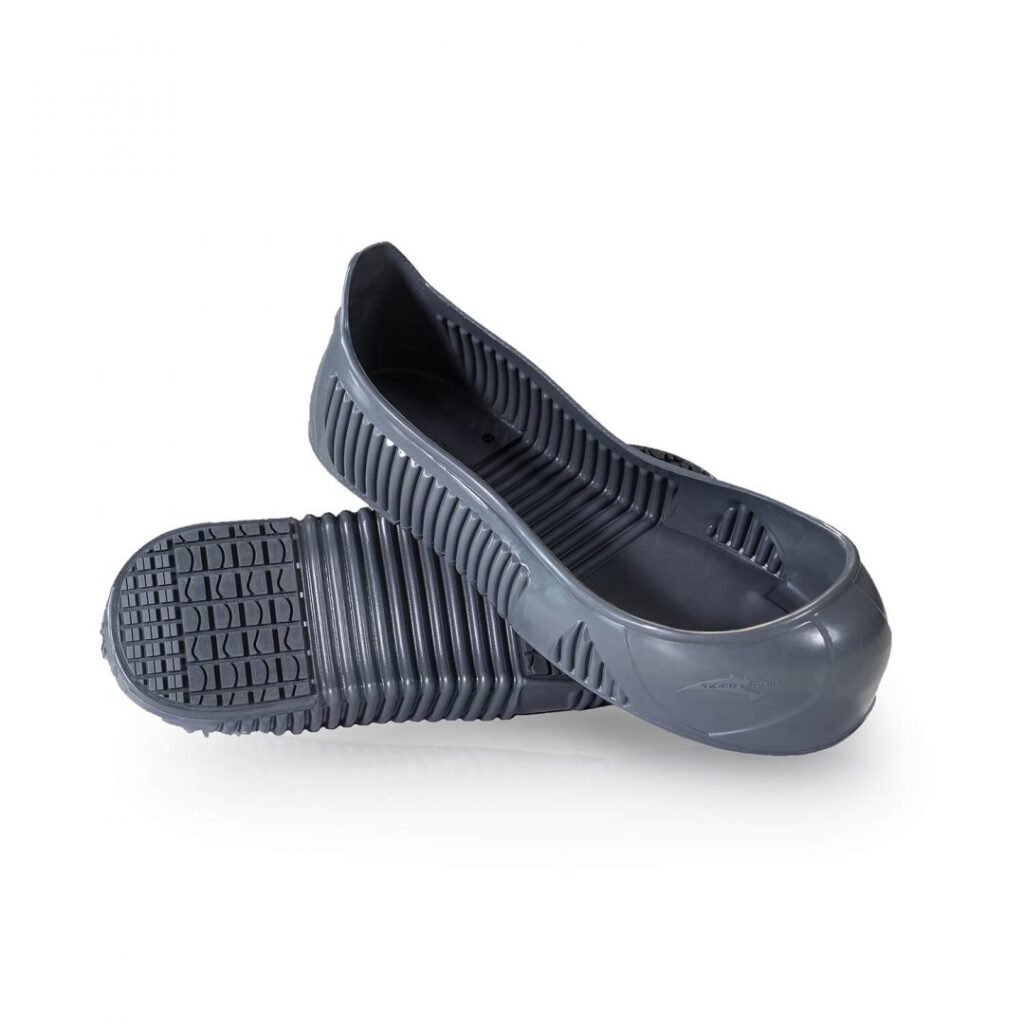 sur-chaussure antiglisse grise
