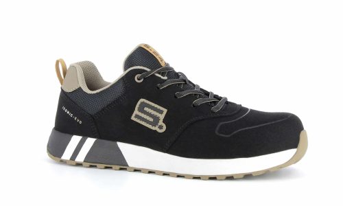 basket de sécurité noire, blanche et marron