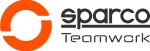 logo sparco teamwork noir et orange