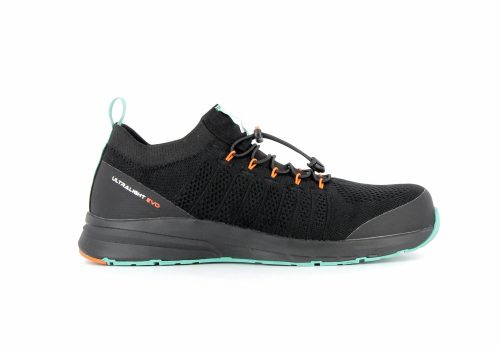 LUNAR 400 S1P-6152-S24-profil Basket de sécurité noire basse homme et femme S1P Légère vue de profil