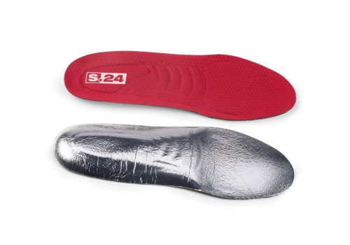 OPTIMUM ISOL Première de propreté amovible rouge antistatique homme et femme avec film aluminium au verso isolant des variations de température