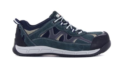 RUNNER S1P – profil Basket de sécurité bleu bas homme S1P respirant vue de profil