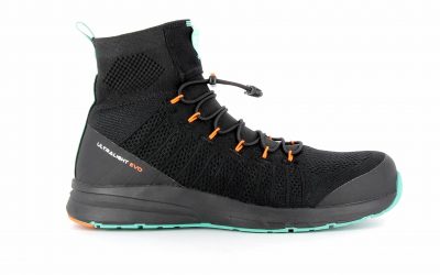 Basket de sécurité noire haute homme et femme S1P Légère vue de profil