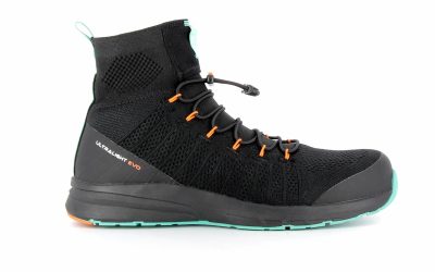 STRATOS 500 S1P-6142-S24 Basket de sécurité noire haute homme et femme S1P Légère vue de profil