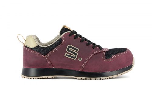 TAHI S3-5872-S24-profil Basket de sécurité bordeaux basse femme S3 sport vue de profil