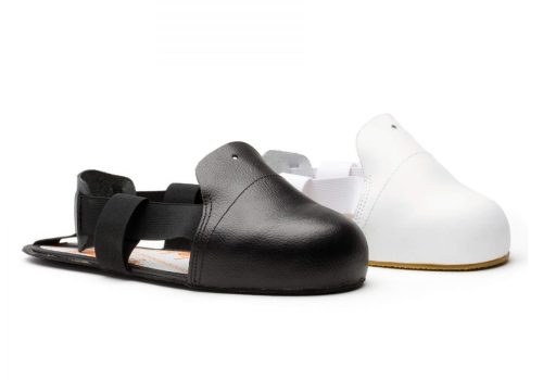 VISIT NOIR-VISIT BLANC-101-1010-S24 Sur-chaussure avec embout acier 200 joules et semelle anti-perforation composite noir blanc homme et femme vue de profil