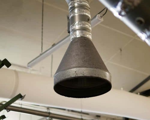 système d'aspiration métal pour la protection collective